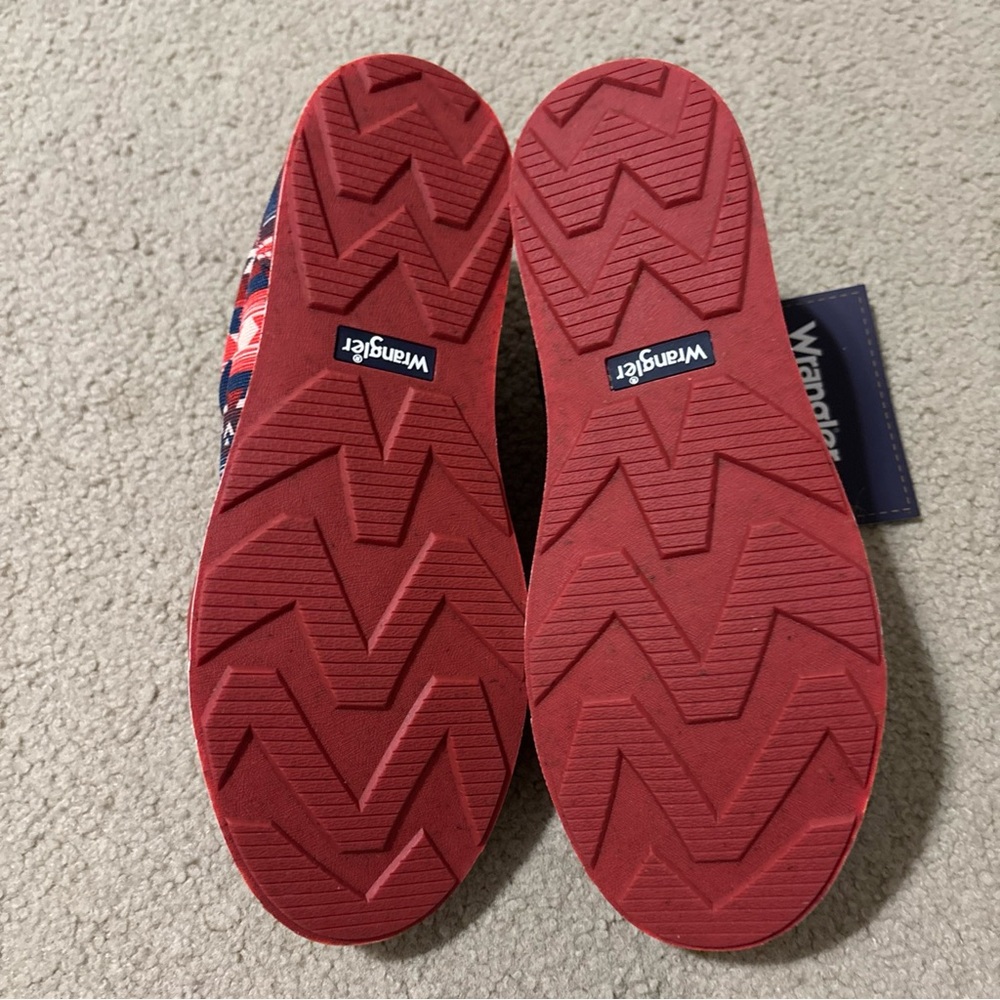 Wrangler WomensSize 6.5M Red Ombre Aztec Print Low Top Casual Shoes KWC0021 NEW - Picture 11 of 11